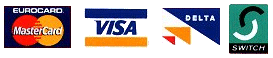 All major Credit Cards Taken - Visa, Mastercard, Delta